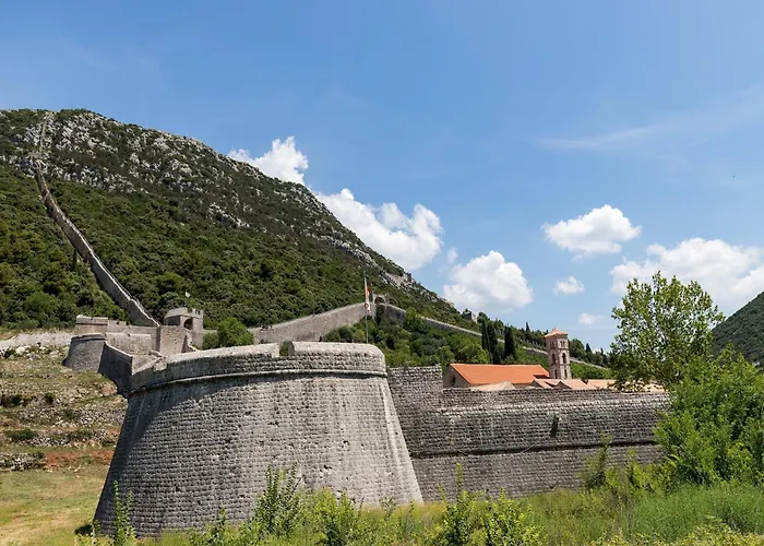 Monika - Two Bedroom With Terrace And Sea View Стон